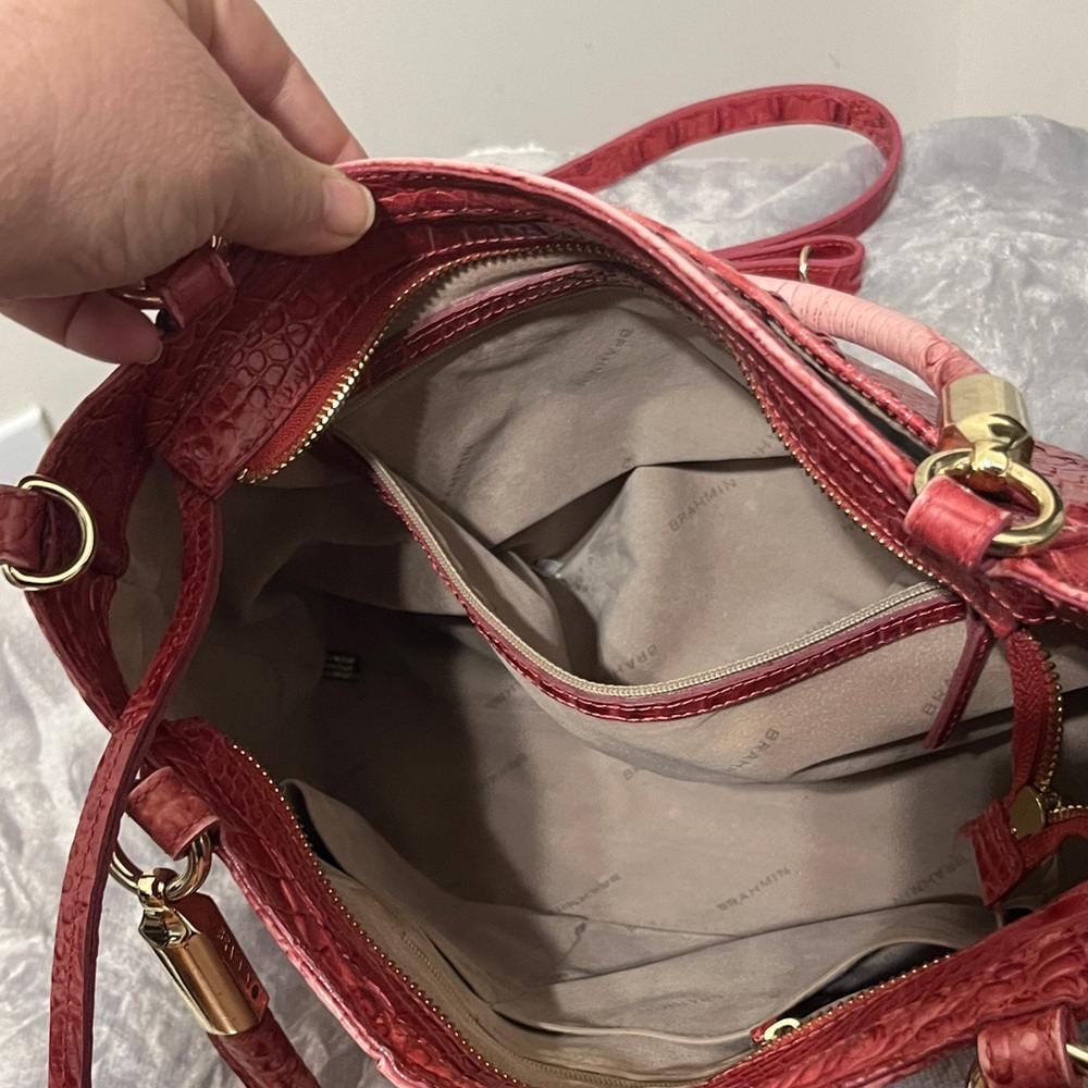 Brahmin Ruby Cherry Tree Melbourne Satchel Bag - image 6